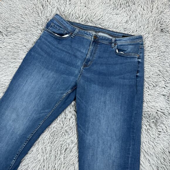 The Perfect Jeans NYC Mens 38x34 (Fits 37x32) Blue Athletic Fit Stretch - Picture 1 of 16